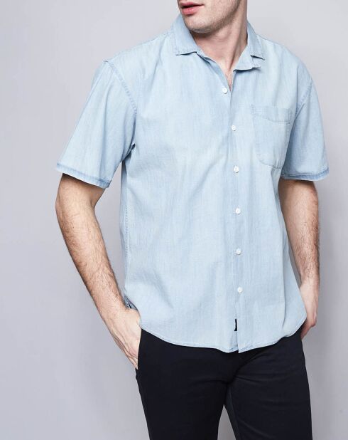 Chemise denim Resort bleu clair