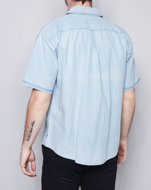 Chemise denim Resort bleu clair