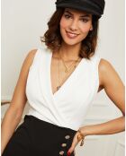 Robe Grace blanc/noir