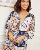 Robe Domitille marine