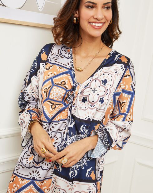 Robe Domitille marine