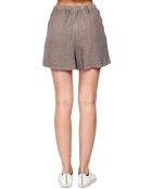 Short 100% Lin Inaya taupe clair