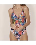 Maillot de Bain 1 pièce Tropical Surf multicolore