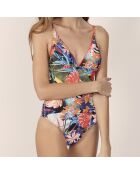 Maillot de Bain 1 pièce Tropical Surf multicolore