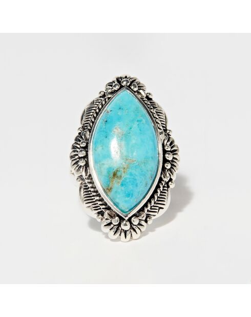 Bague Riwama en Argent massif & Turquoise 8.79 ct