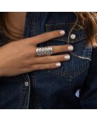 Anello in argento sterling Tecpatl