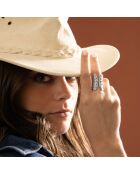 Anillo Mezkal de plata esterlina