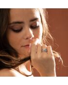 Anillo Tulum de plata esterlina