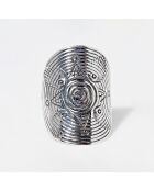 Bague Cacao en argent massif