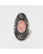 Bague Tlazocamati en Argent massif & Rhodochrosite 4.5 ct