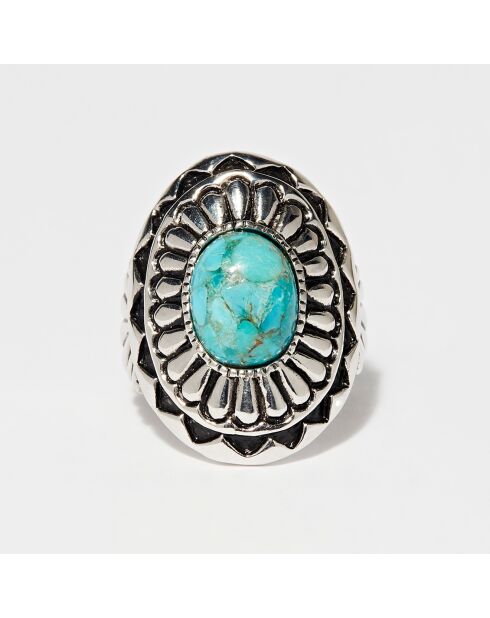 Bague Chantico en Argent massif & Turquoise 2.7 ct