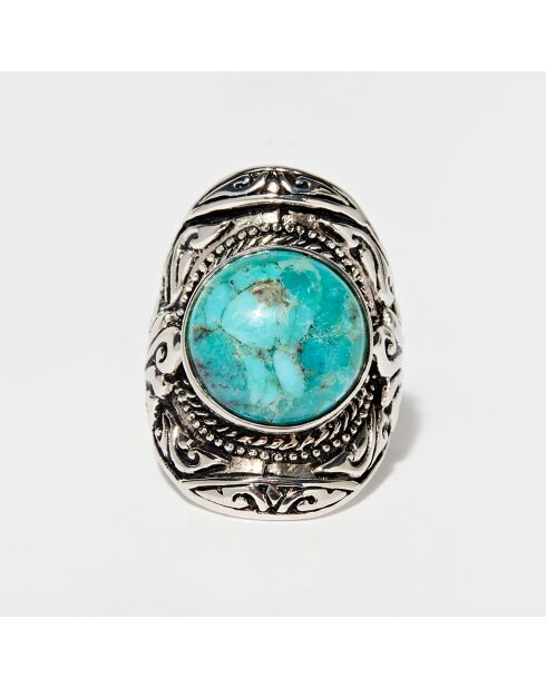 Anello Runamula in argento 925 e turchese 4,5 ct