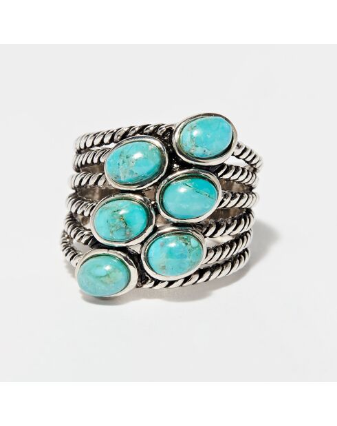 Bague Ninág en Argent massif & Turquoise 2.2 ct