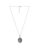 Pendentif Tunkuruchu en Argent massif & Turquoise 2.2 ct