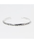 Brazalete azteca de plata esterlina