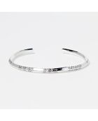 Bracciale rigido in argento sterling Teixcuepa