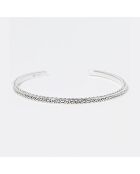 Bracelet Jonc Mococca en Argent massif