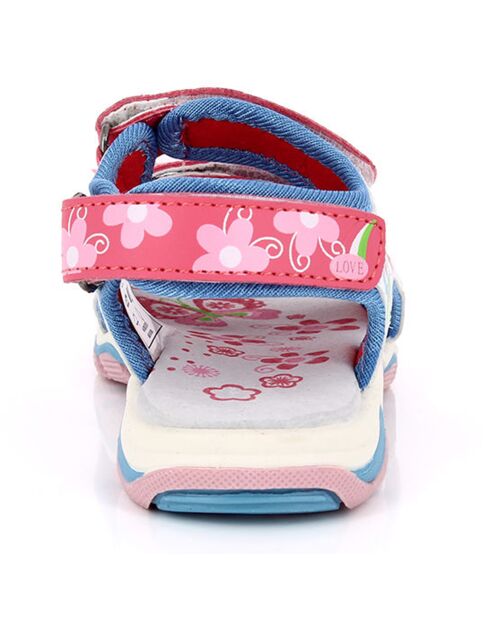 Witte en roze sandalen Claire