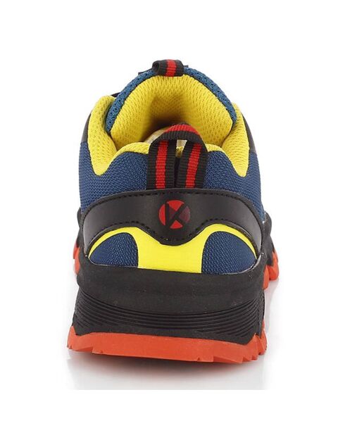 Lilian Petrol/zwarte buitenschoenen