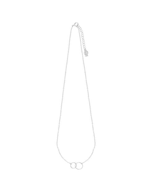 Collier Anneaux Entrelacés en Argent