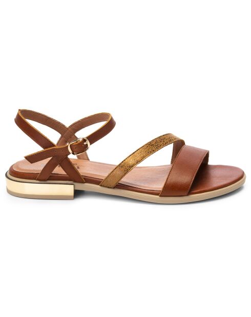 Sandales en Cuir Chloé marron