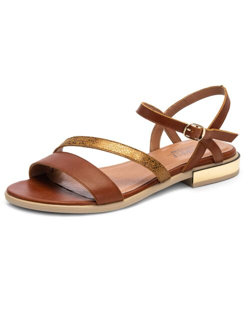 Sandales en Cuir Chloé marron