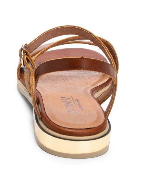 Sandales en Cuir Chloé marron