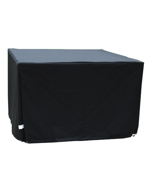 Schwarze Tischdecke - 105x105x72 cm