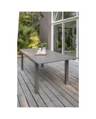 Gartenset Zahara-TB240 Tisch+6 Stapelstühle Zahara-FT taupe
