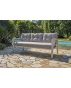 Cayenne Essgruppe aus weißem Aluminium für 7 Personen