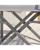 Gartenset Honfleur Table + 8 anthrazitgraue Sessel