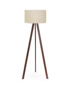 Lampada da terra Ayd beige - D.38x140 cm