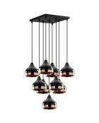 Suspension Yildo noire - 63x63x112 cm