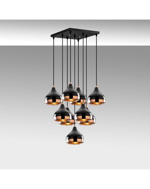 Suspension Yildo noire - 63x63x112 cm