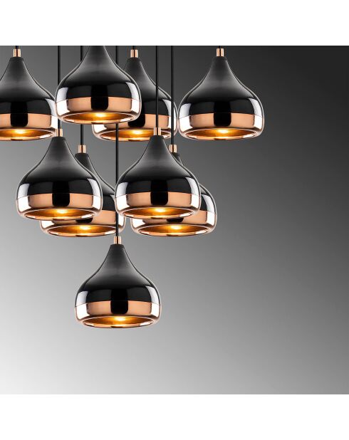 Suspension Yildo noire - 63x63x112 cm