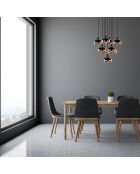 Suspension Yildo noire - 63x63x112 cm