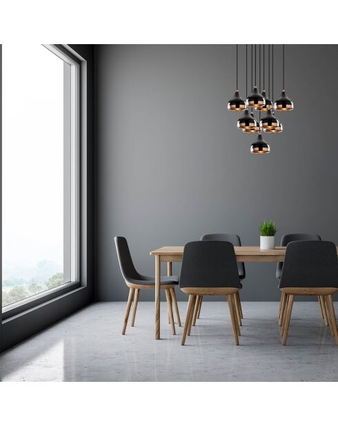 Suspension Yildo noire - 63x63x112 cm