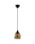 Suspension Gold doré/noir - 15x15x110 cm