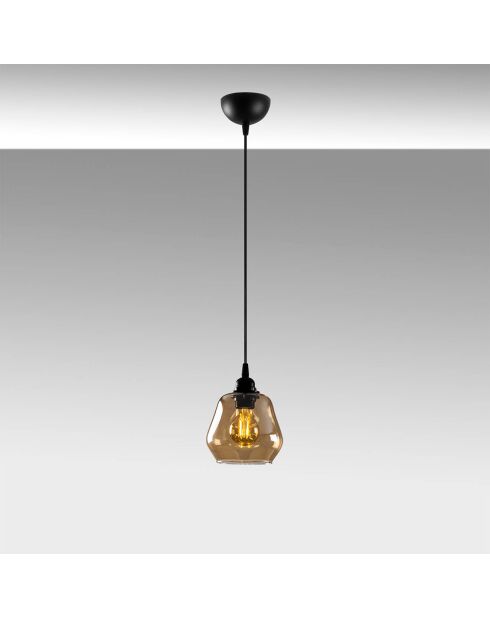 Suspension Gold doré/noir - 15x15x110 cm