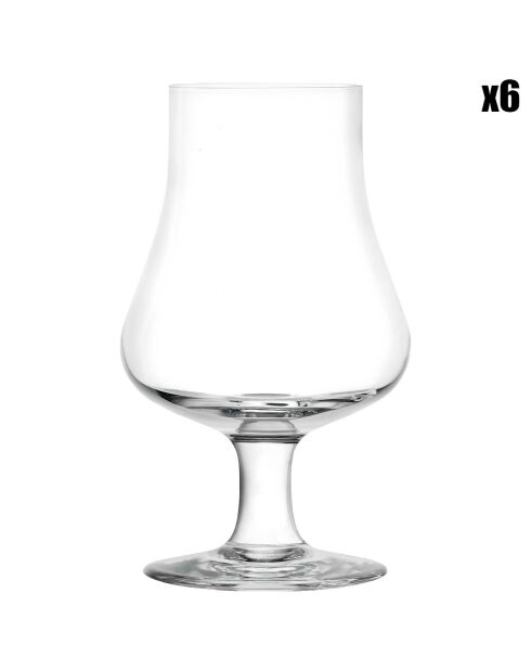 6 Verres à liqueur Whisky transparents - 19.5 cl