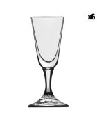 6 Verres à liqueur Shot transparents - 3 cl