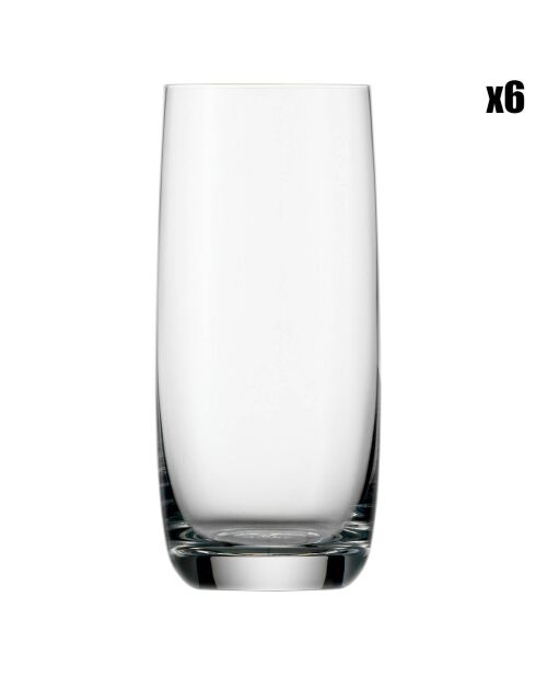 6 Verres longs Weinland transparents - 39 cl