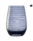 6 Gobelets Twister bleus - 46.5 cl