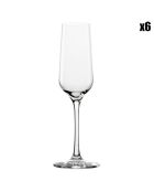 6 Flûtes à Champagne Révolution transparentes - 20 cl