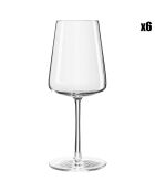 6 Verres à vin Power transparents - 40 cl
