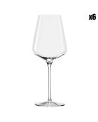 6 Verres à vin Bordeaux Quatrophil transparents - 64.5 cl