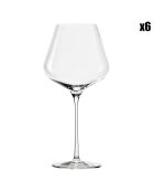 6 Verres à vin Bourgogne Quatrophil transparents - 71 cl
