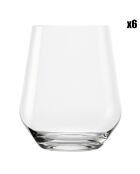 6 Verres à Whisky Quatrophil transparents - 37 cl