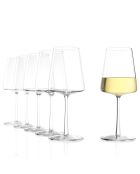 6 Verres à vin Power transparents - 40 cl