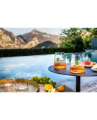 6 bicchieri Power trasparenti - 38 cl